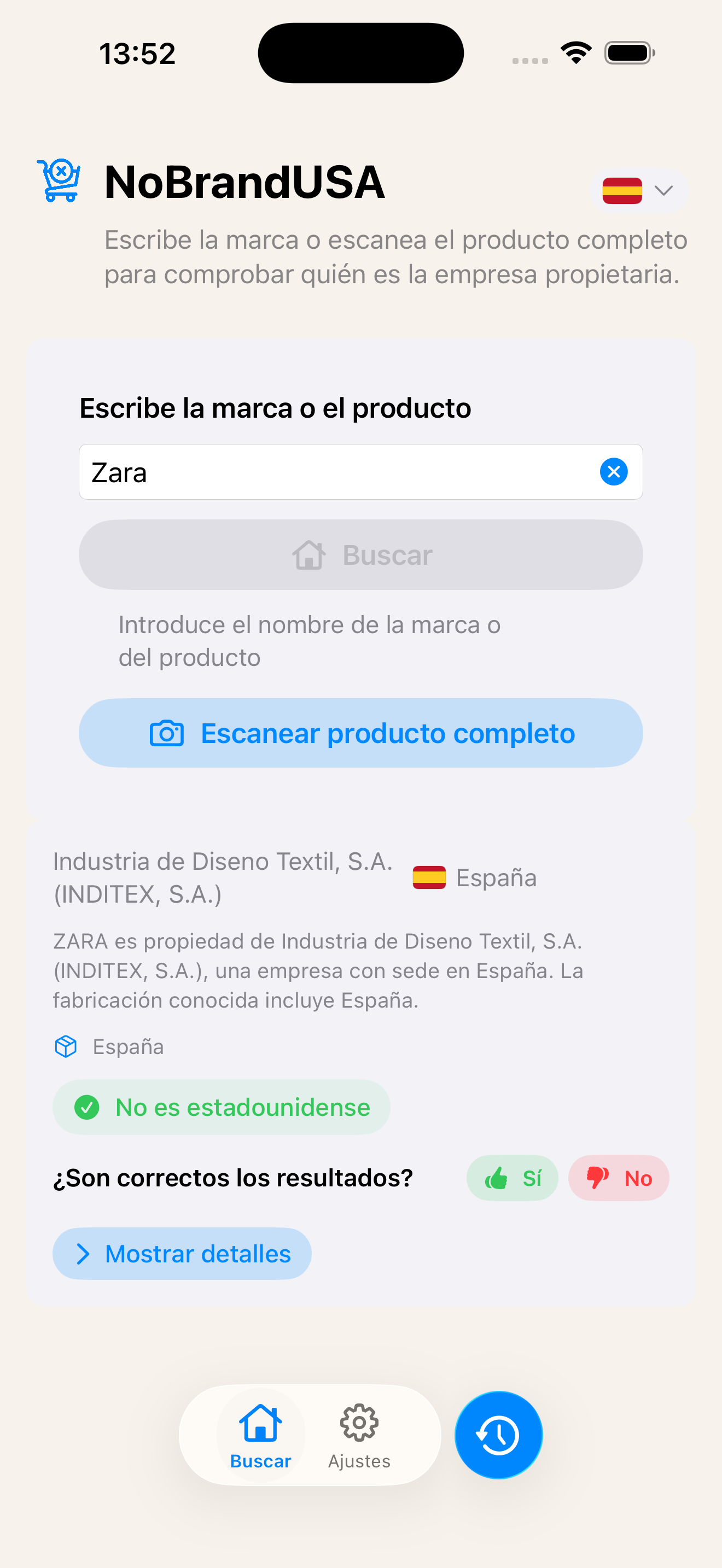 NoBrandUsa - NoMarcasUSA - detalle de marca